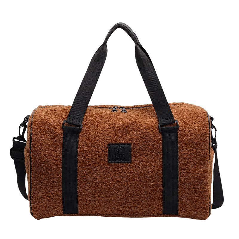 Cozy Fleece Travel Duffel Bag Kalsten