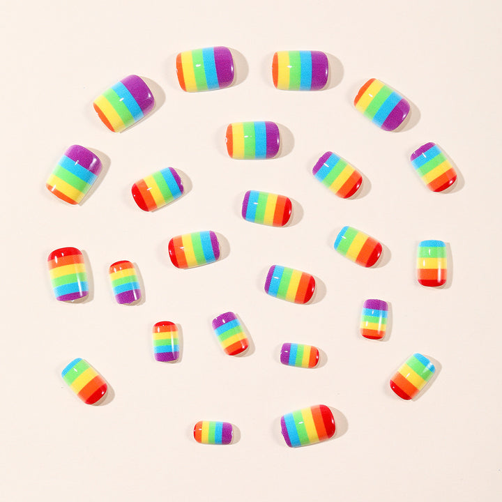 Stratified Rainbow Nail Art Set Kalsten
