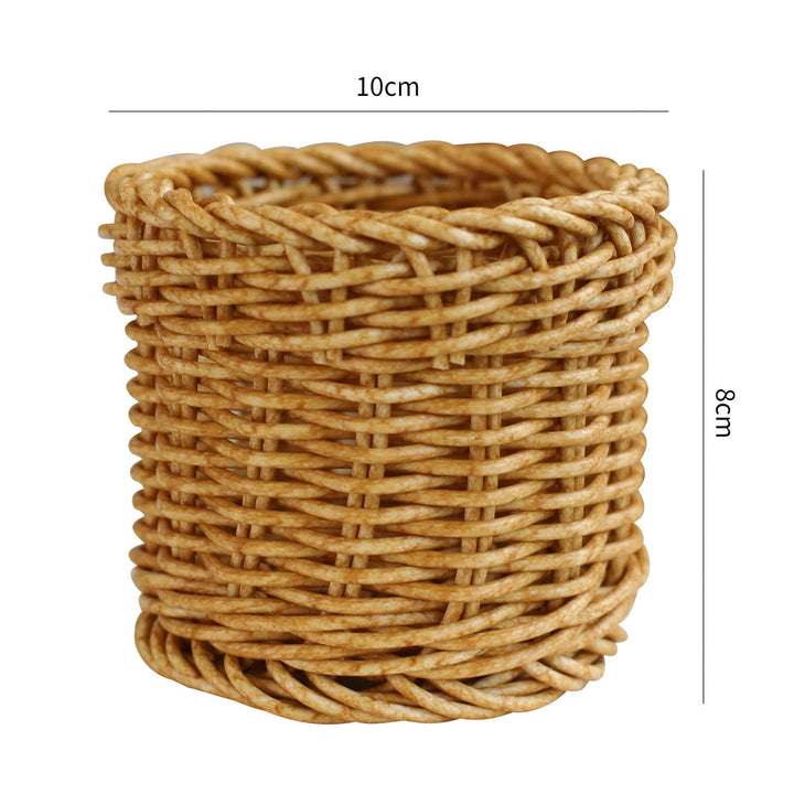 Handwoven Natural Wicker Planter Kalsten