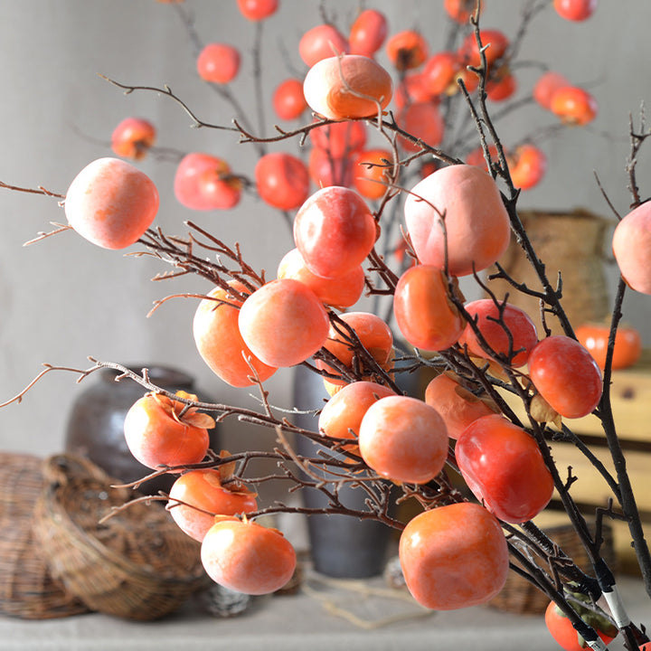 Decorative Persimmons Branch Decoration