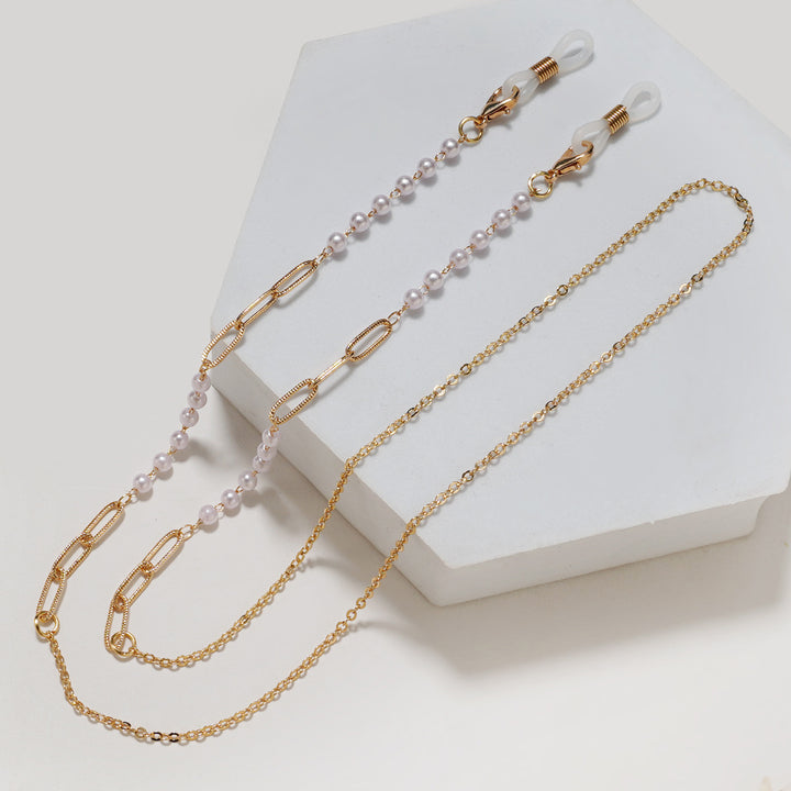 Trendy Geometric Eyewear Chain Kalsten