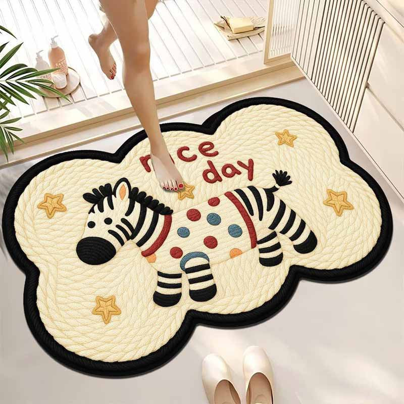 Plush Pet-Themed Area Rug