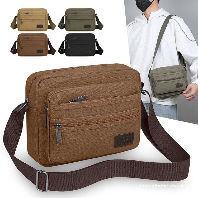 Shoulder Bag With Multiple Compartments And Adjustable Shoulder Strap Kalsten