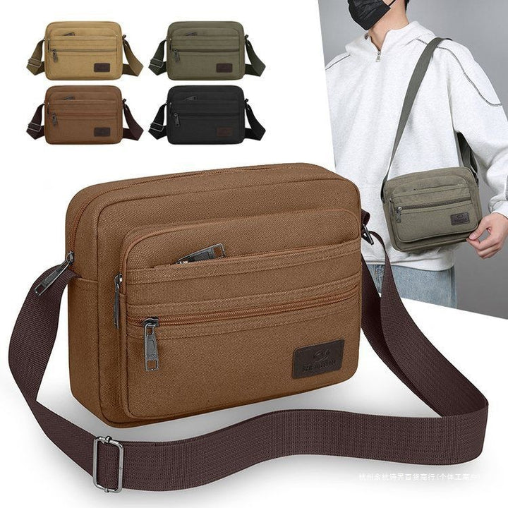 Shoulder Bag With Multiple Compartments And Adjustable Shoulder Strap Kalsten