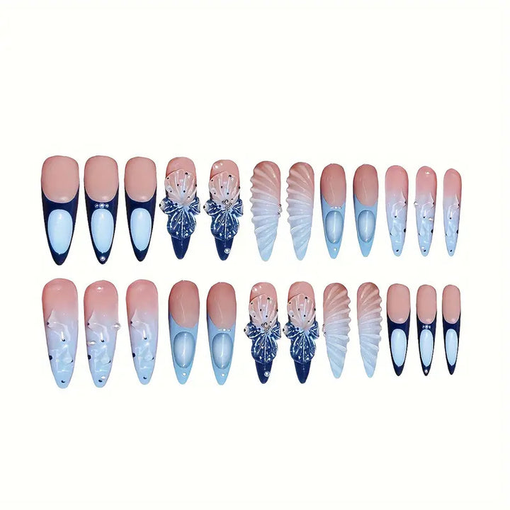 Artistic Butterfly-Inspired Press-On Nails Kalsten