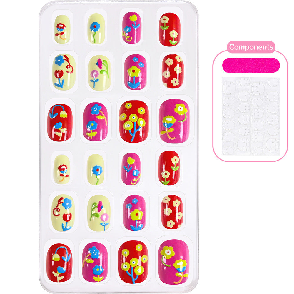 Creative Cartoon-Themed Press-On Nail Collection Kalsten
