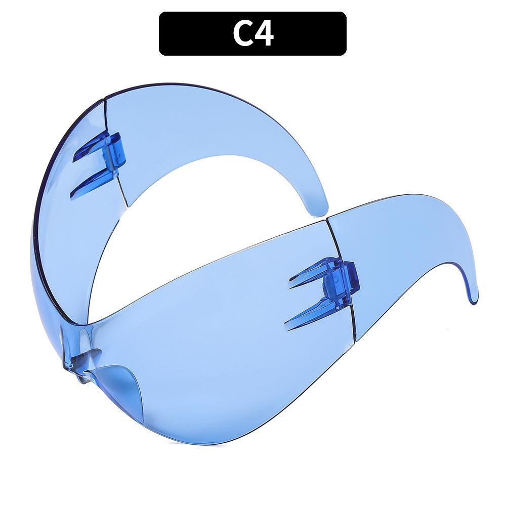 Fashion-Forward Shield Sunglasses