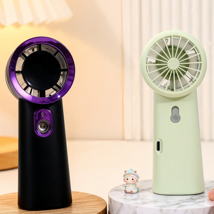 Ladies portable mini hand fan with USB charging function and ergonomic design Kalsten