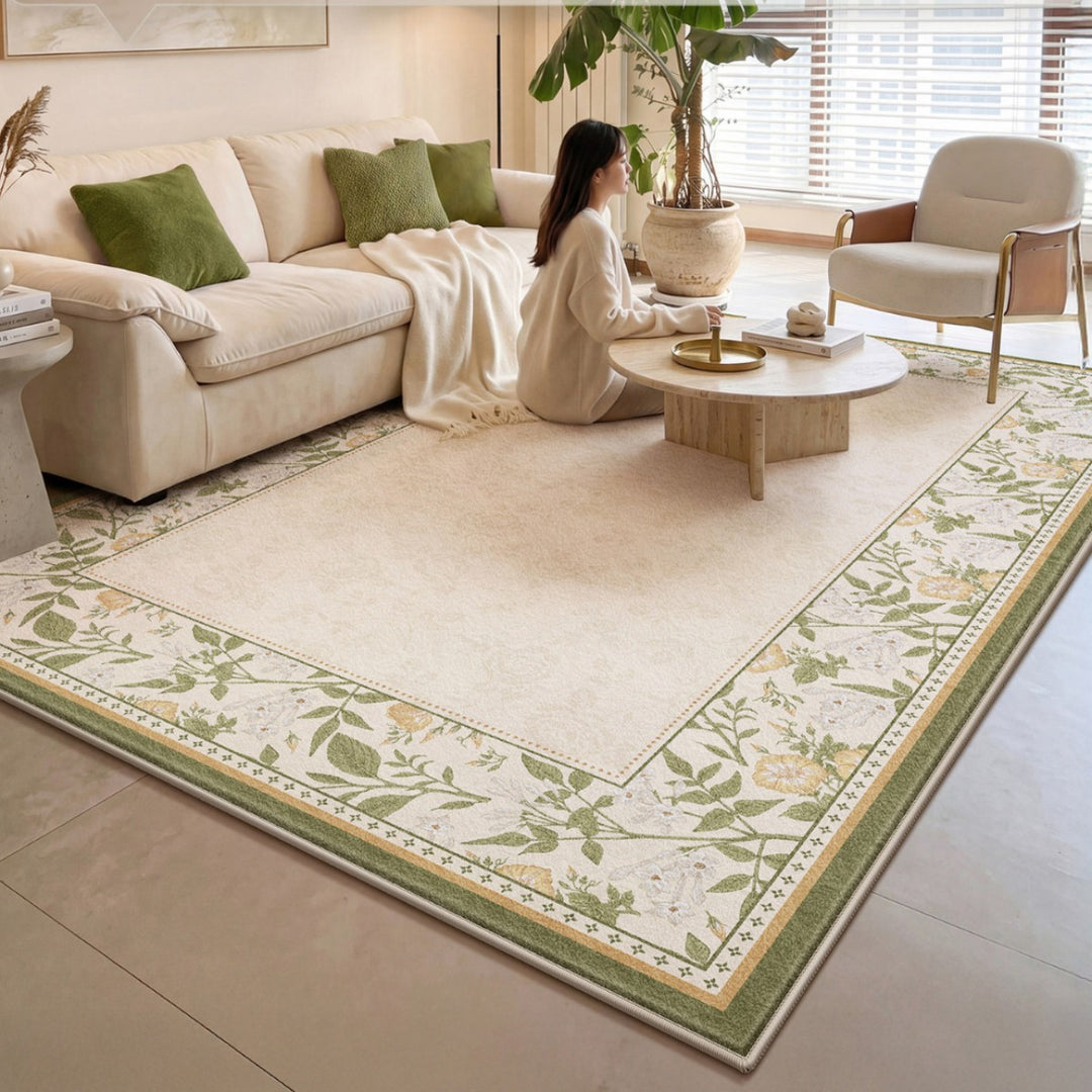Floral Pattern Decorative Area Rug