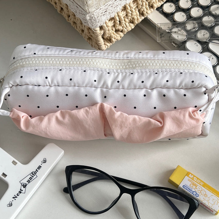 Stylish Polka Dot Pencil Organizer