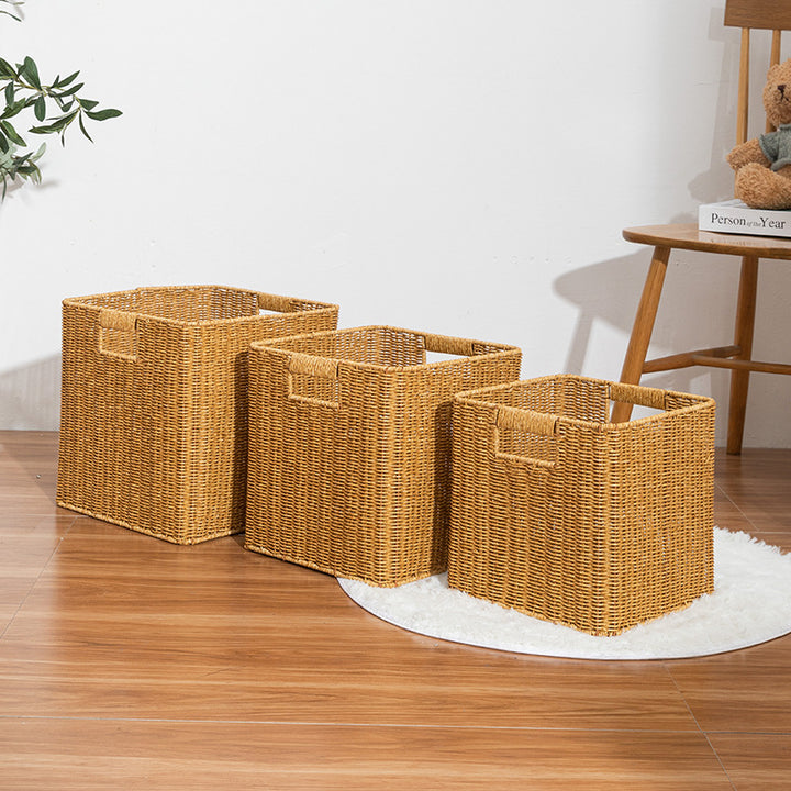 Rectangular Woven Storage Basket Kalsten