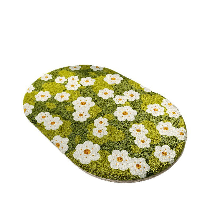 Soft Floral Bath Rug Kalsten