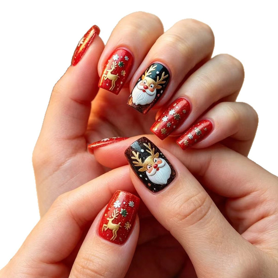 Creative Art Nails with Festive Christmas Design Kalsten