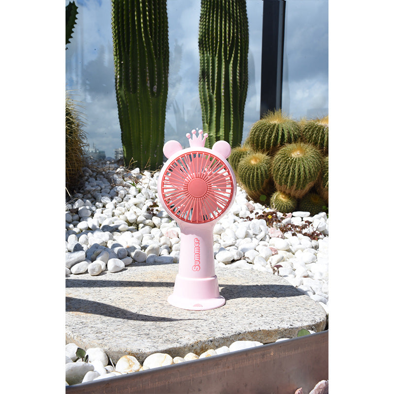 Women's Portable Mini Table Fan with Foldable Design Kalsten