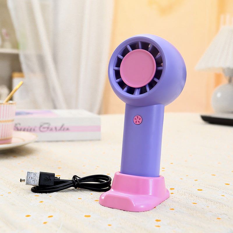 Women's portable USB mini fan with flexible tilt mechanism Kalsten