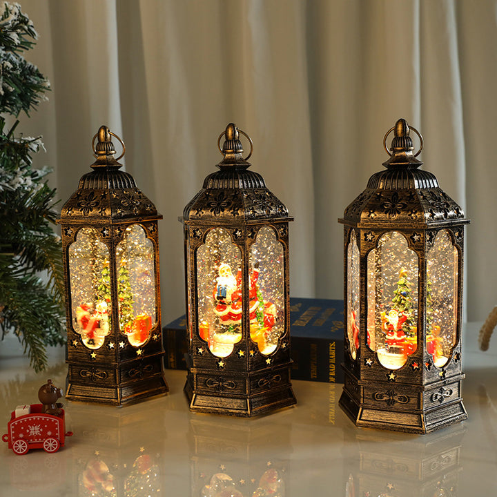 Illuminated Vintage Christmas Lantern Kalsten