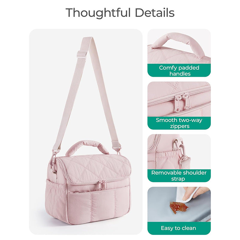 Elegant cosmetic bag with practical carrying handle Kalsten