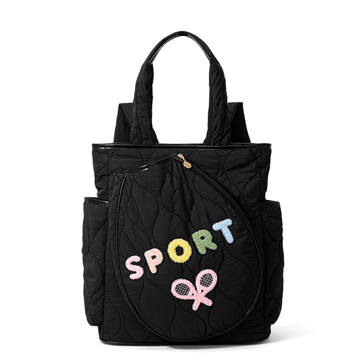 Sporty Multi-Pocket Tote Kalsten