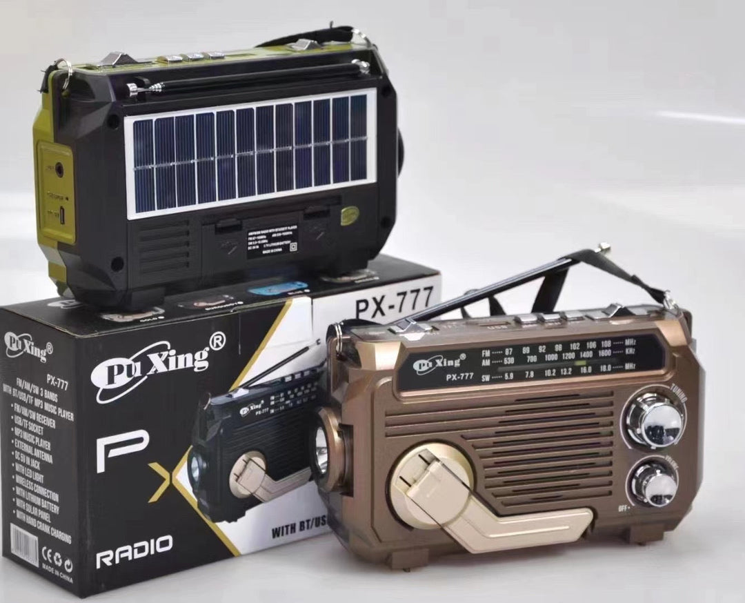 Solar-powered radio for camping | Kalsten