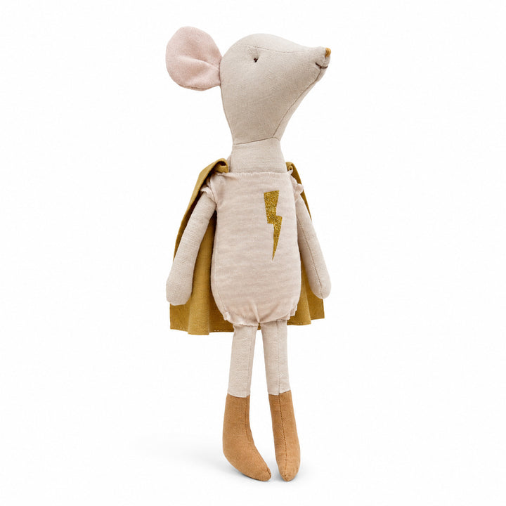 Handmade Organic Linen Long‑Leg Bunny Soft Toy