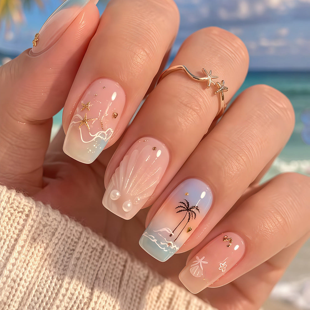 Beach-Themed Decorative Nail Art Set Kalsten