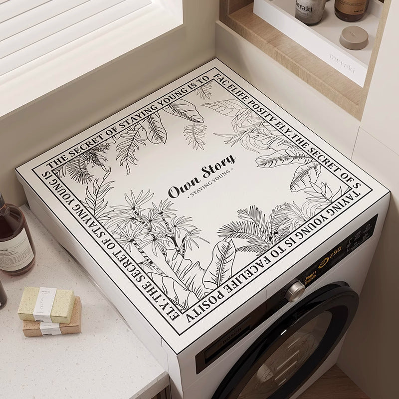Decorative Laundry Counter Mat