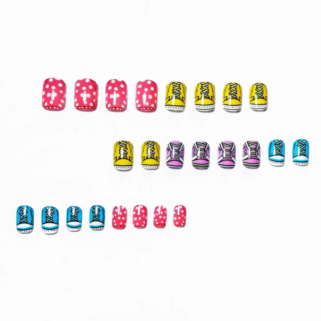 Creative Sneaker Nail Design Kalsten