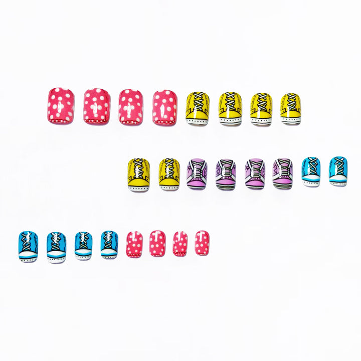 Creative Sneaker Nail Design Kalsten