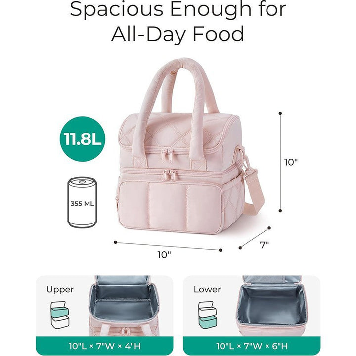 Stylish cooler bag with insulating interior compartment Kalsten