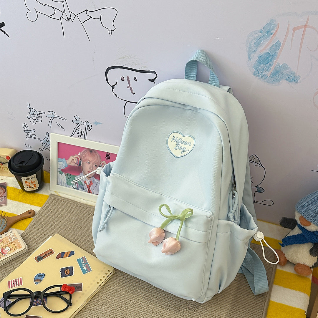Floral-Embellished Casual Backpack Kalsten