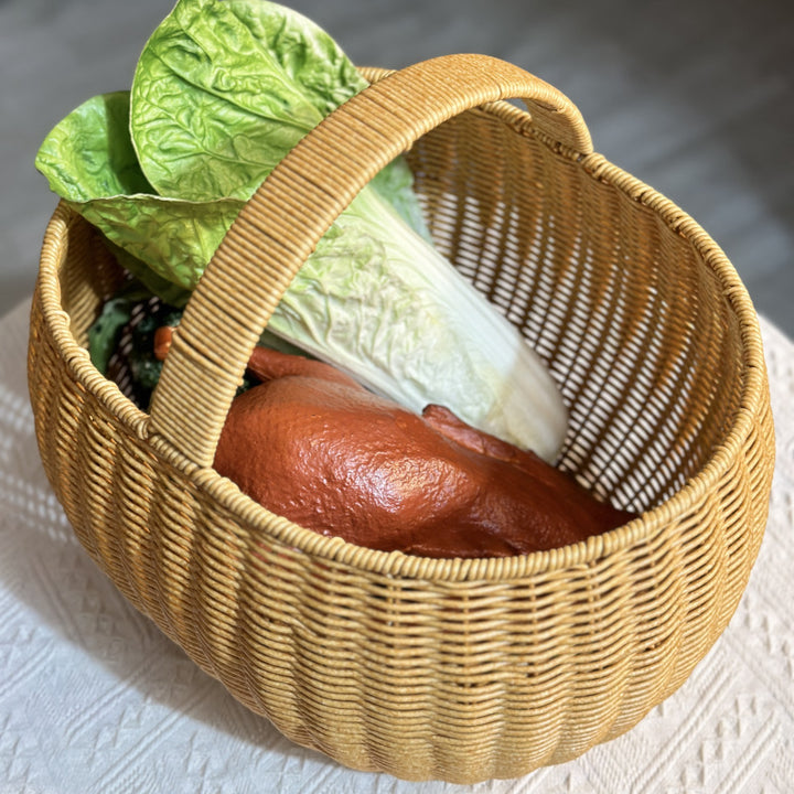 Natural Woven Market Basket Kalsten
