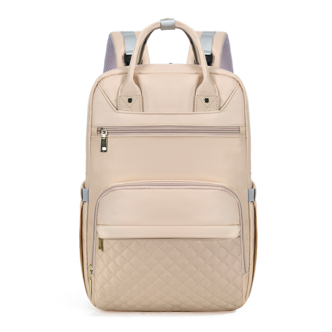 Quilted Multi-Compartment Travel Backpack Kalsten