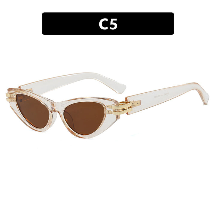 Ladies Cat-Eye Sunglasses with Luxurious Accents Kalsten