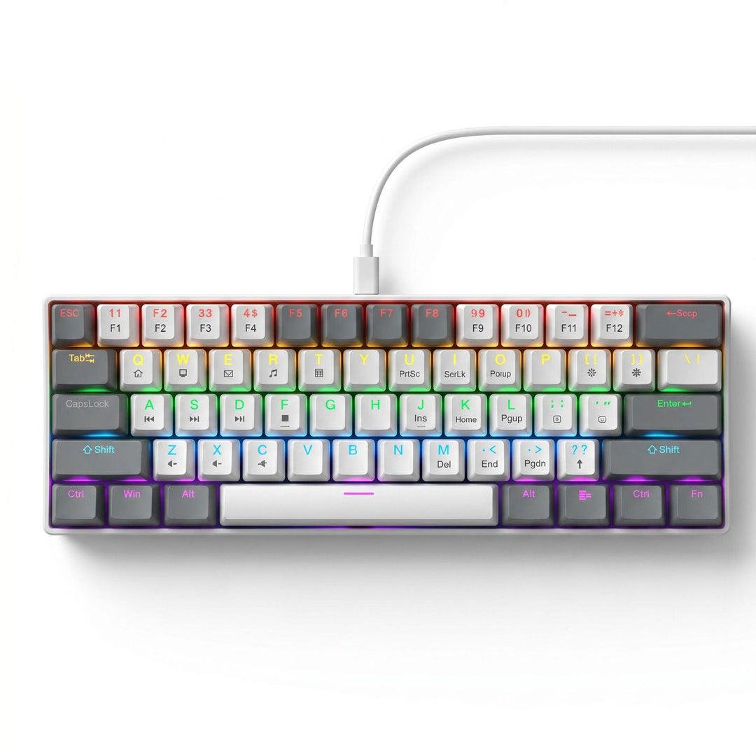 Compact Wired RGB Mechanical Gaming Keyboard Kalsten