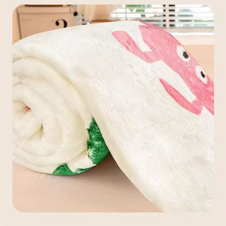 Cozy Star Patterned Plush Throw Blanket