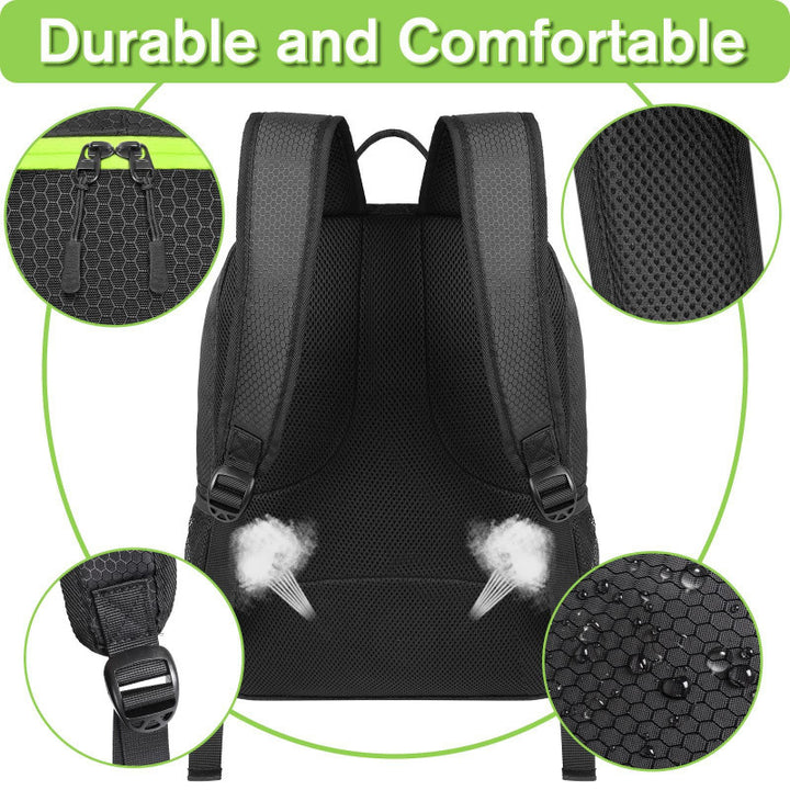 Sporty backpack with shoe compartment and drink compartment Kalsten