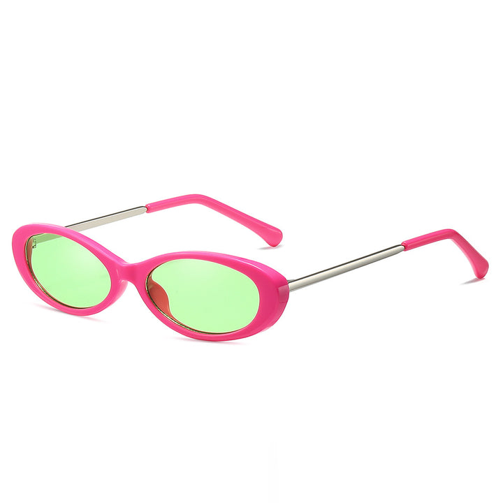 Retro-Inspired Oval Frame Sunglasses Kalsten