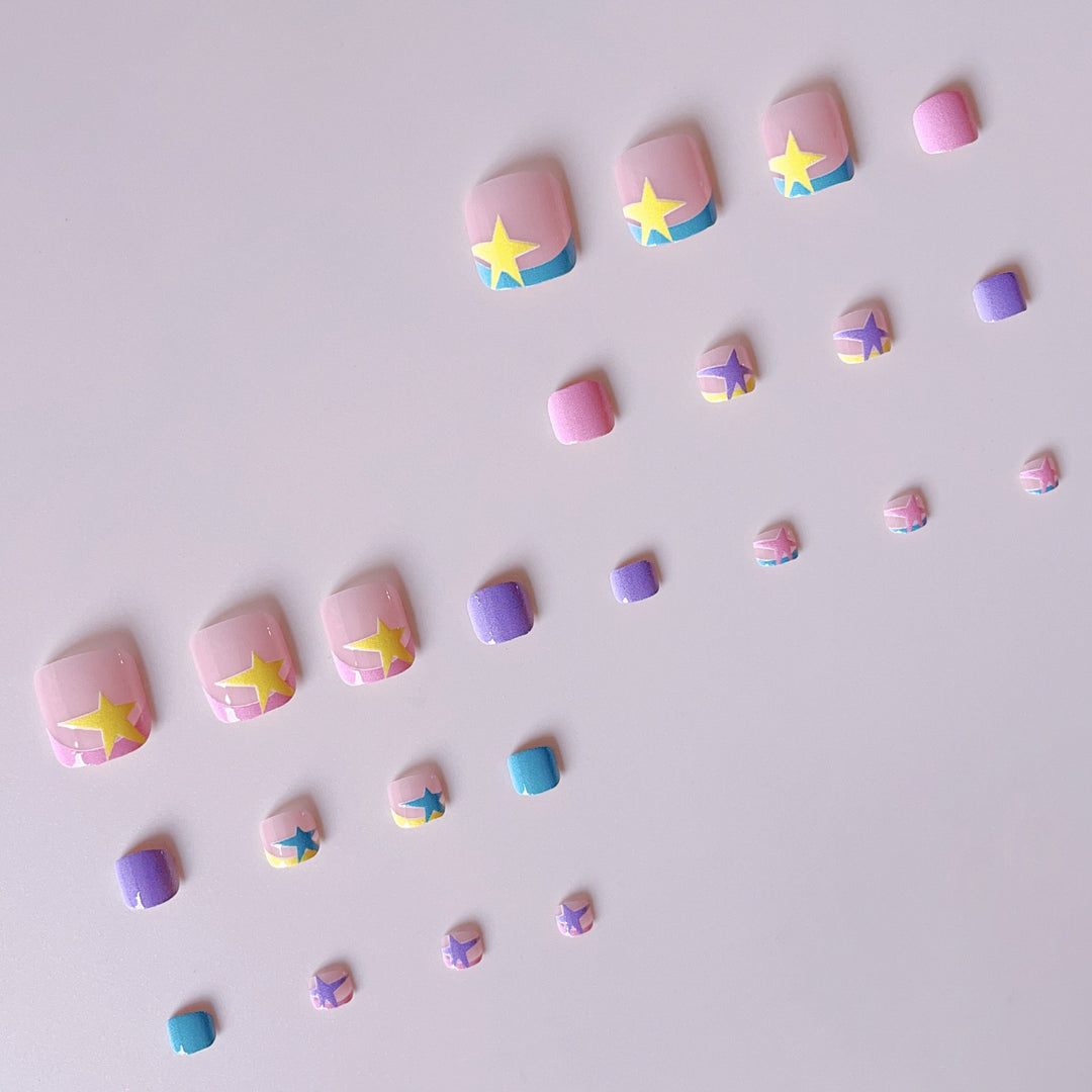 Nail art set with vibrant colors and creative designs Kalsten