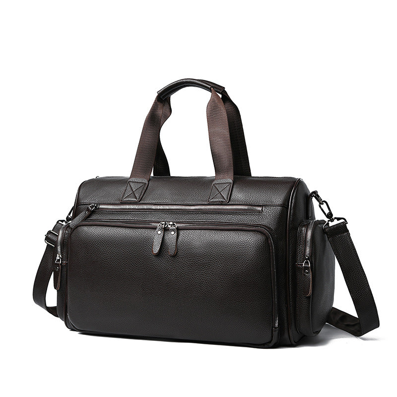 Premium Leather Weekend Duffle Bag kalsten