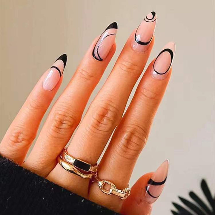 Artificial nails with elegant minimalist design Kalsten