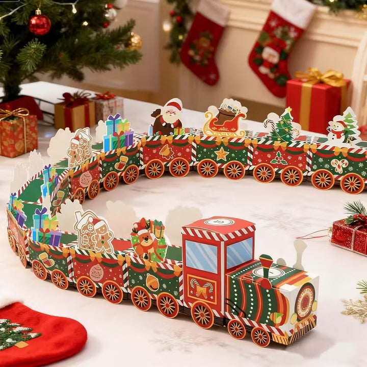 Christmas decorative train
