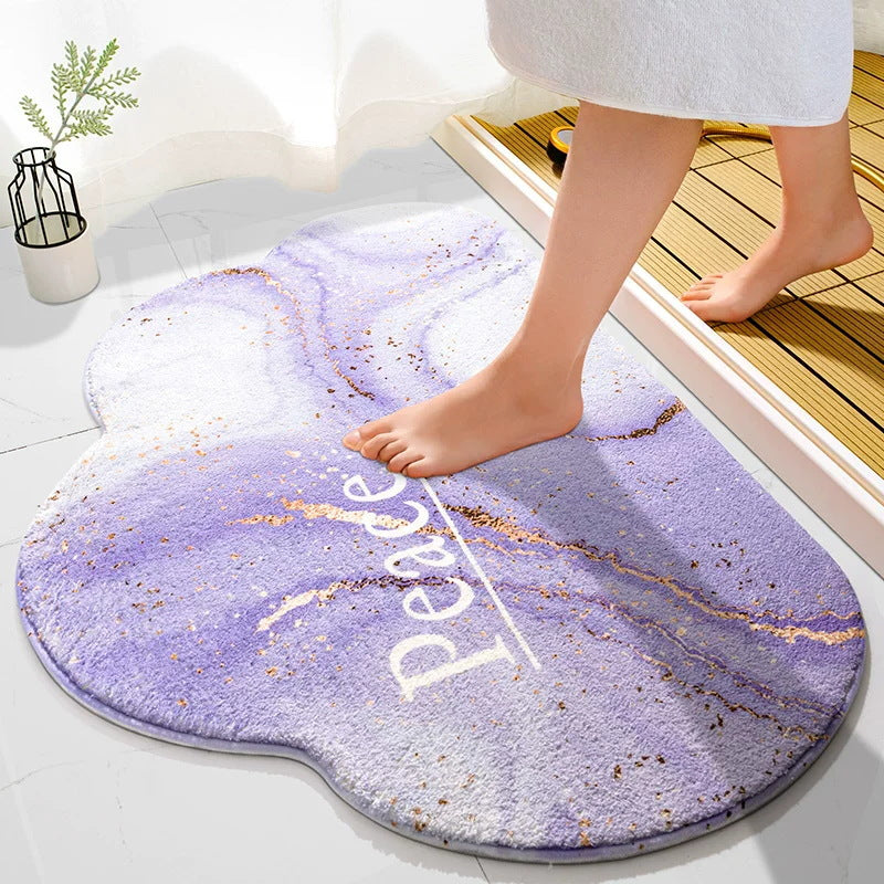 Plush Cloud Shaped Bath Mat Kalsten