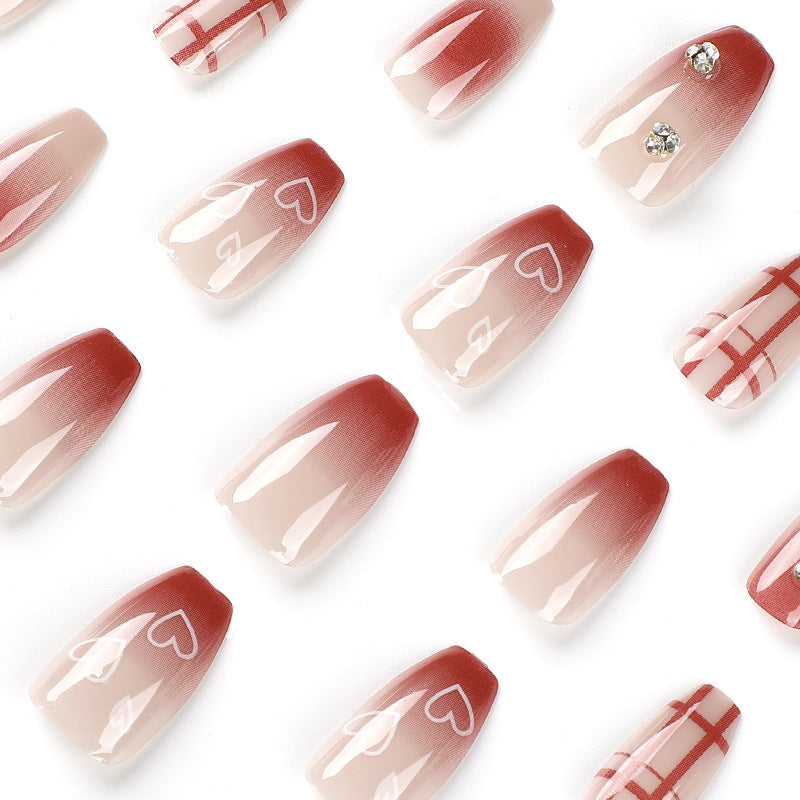 Elegant Nail Art with Glitter Accents Kalsten