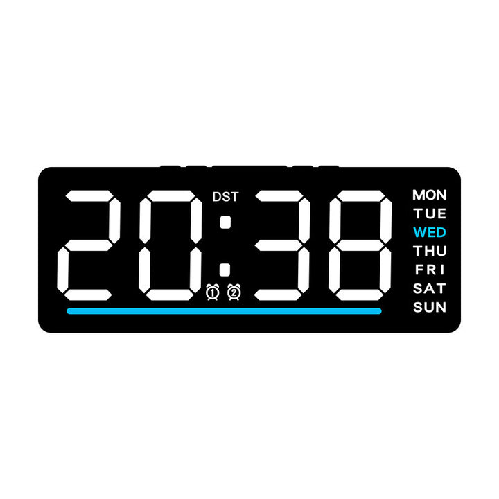 Digital clock with large LED display and multiple alarm functions Kalsten