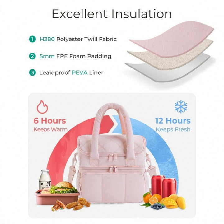 Stylish cosmetic travel bag with multiple compartments Kalsten