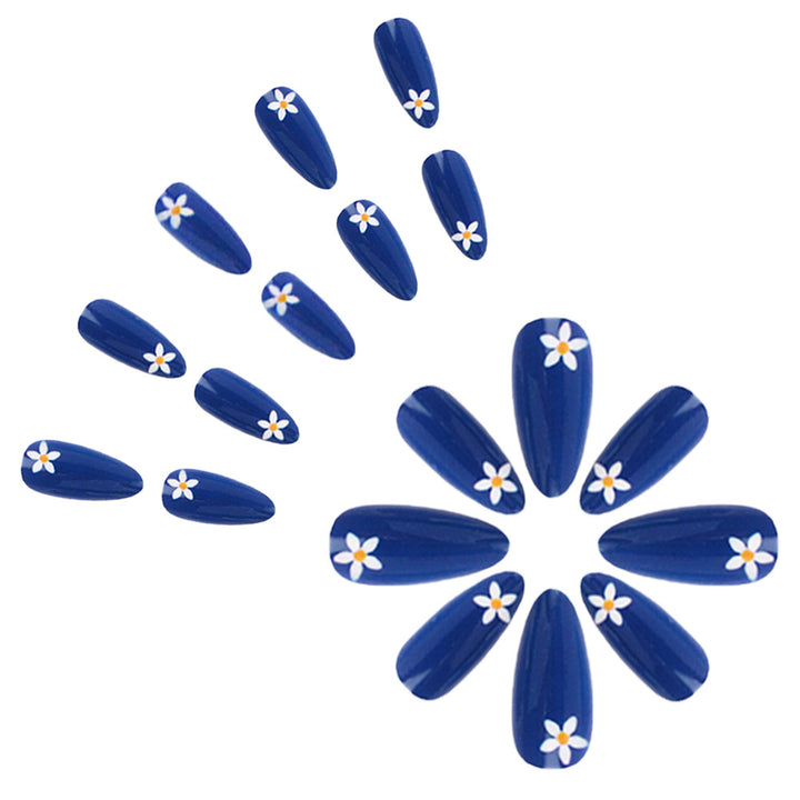Artistic Floral Press-On Nail Design Kalsten