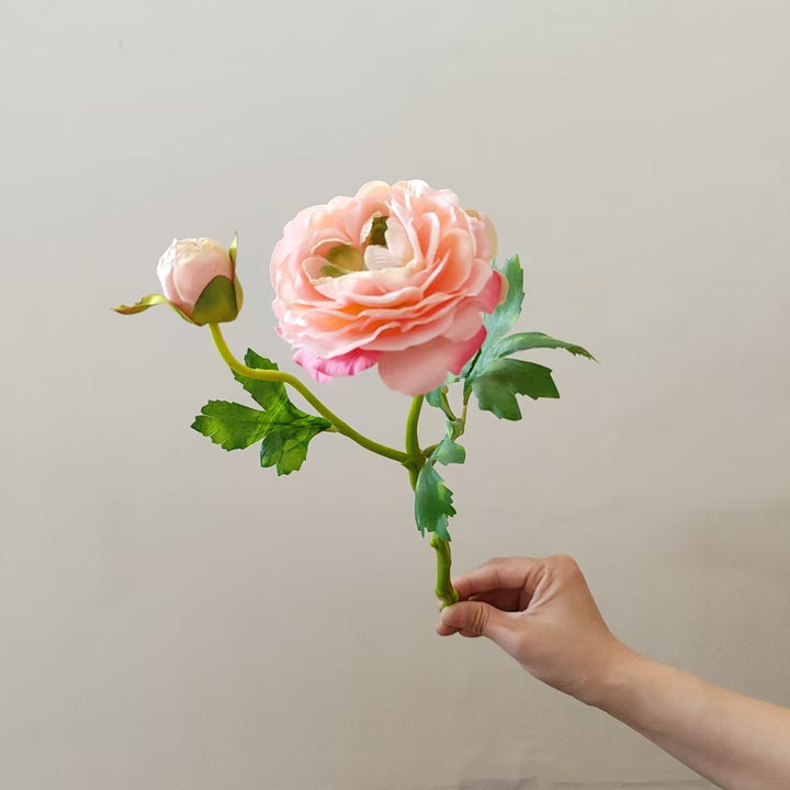 Premium Realistic Garden Rose Stem