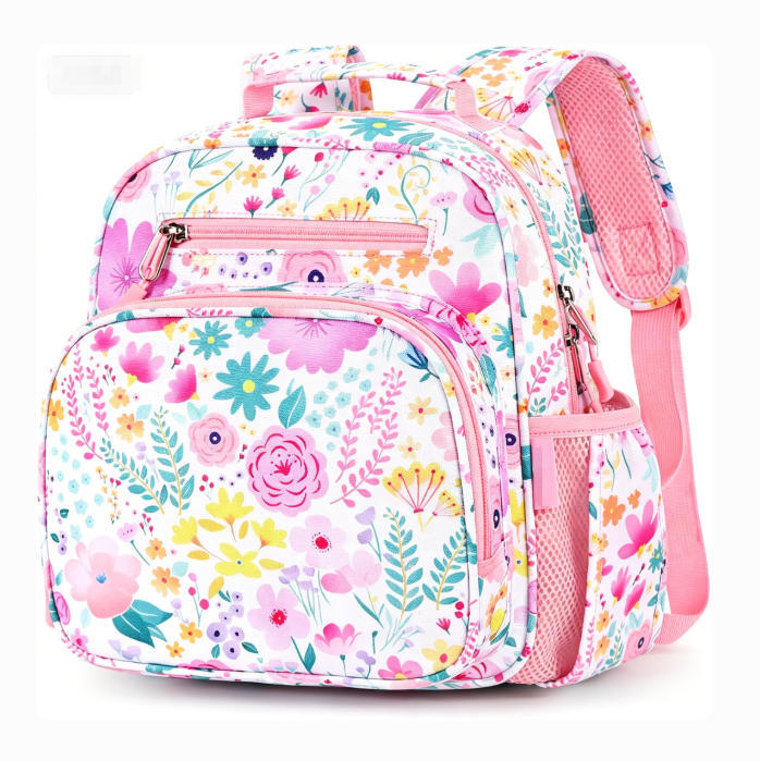 Floral Patterned School Backpack Kalsten