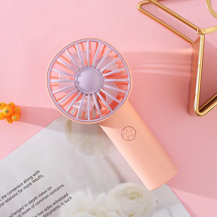 Ladies Portable Handheld Fan with Ergonomic Grip and Quiet Operating Modes Kalsten