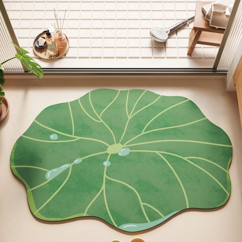 Playful Bear-Themed Plush Bath Mat